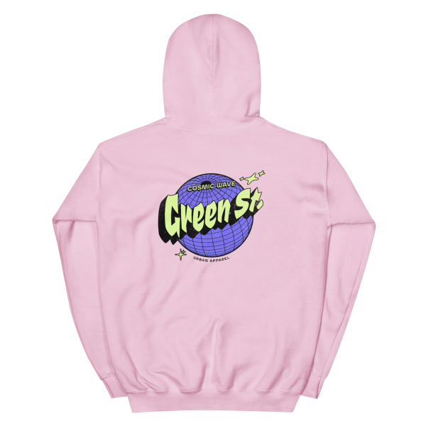 Cosmic Wave Graphic Hoodie