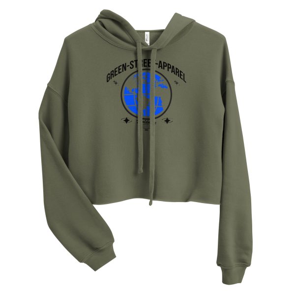 GreenStreetApparel Logo Copped Hoodie - Image 2